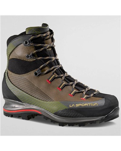 La Sportiva Trango TRK Leather GTX Gore-Tex Men's Trekking Boots, Ivy/Tango Red