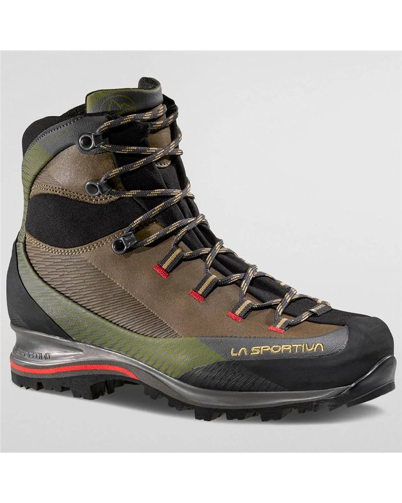 La Sportiva Trango TRK Leather GTX Gore-Tex Men's Trekking Boots, Ivy/Tango Red
