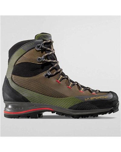 La Sportiva Trango TRK Leather GTX Gore-Tex Men's Trekking Boots, Ivy/Tango Red