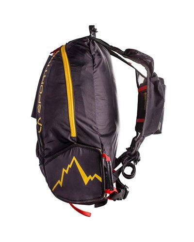 La Sportiva Skimo Race Zaino Scialpinismo 18 Litri, Nero/Giallo