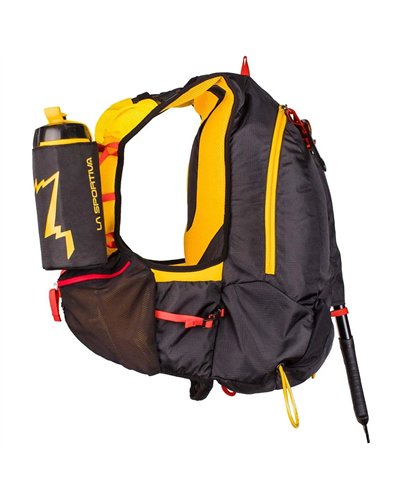 La Sportiva Course Zaino Scialpinismo 20 Litri, Nero/Giallo