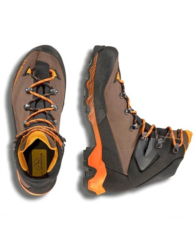 La Sportiva Aequilibrium Trek GTX Gore-Tex Men's Hiking Boots, Chocolate/Papaya
