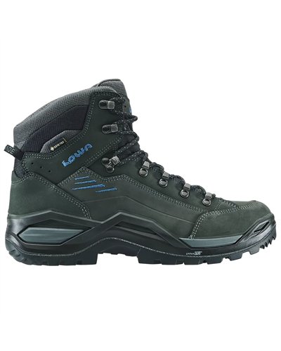 Lowa Renegade Evo MID GTX Gore-Tex Men's All Terrain Classic Boots, Anthracite/Steelblue