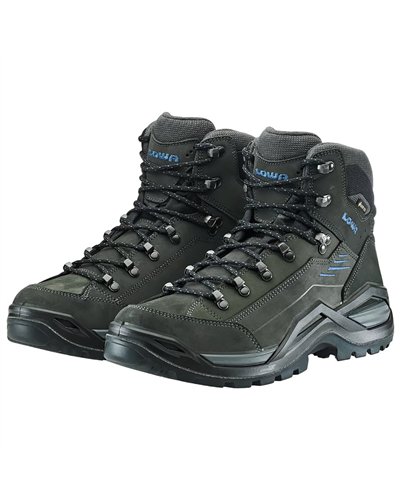 Lowa Renegade Evo MID GTX Gore-Tex Scarponi Uomo, Anthracite/Steelblue
