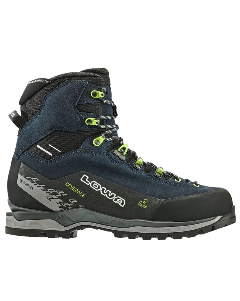 Lowa Cevedale Pro GTX Gore-Tex Men's Mountaineering Boots, Navy/Lime