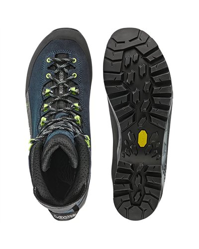 Lowa Cevedale Pro GTX Gore-Tex Men's Mountaineering Boots, Navy/Lime