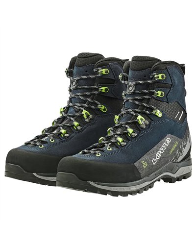 Lowa Cevedale Pro GTX Gore-Tex Men's Mountaineering Boots, Navy/Lime