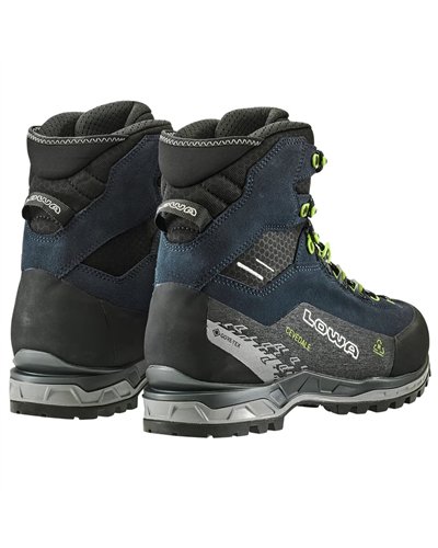 Lowa Cevedale Pro GTX Gore-Tex Men's Mountaineering Boots, Navy/Lime