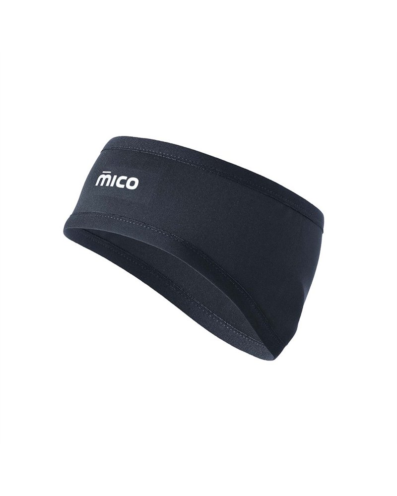 Mico Warm Control Fascia Testa Running, Nero (Taglia Unica)