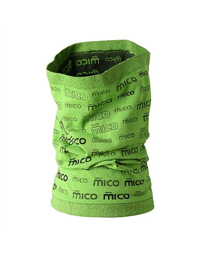 Mico Warm Control Seamless Neck Warmer, Green (One Size Fits All)