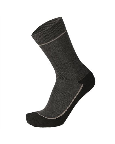 Mico Super Thermo Primaloft Merino Medium Weight Outdoor Crew Socks, Anthracite