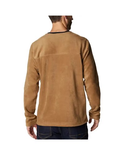 Columbia Steens Mountain Men's Crew Fleece Sweatshirt, Delta