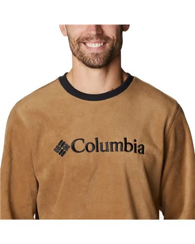 Columbia Steens Mountain Men's Crew Fleece Sweatshirt, Delta