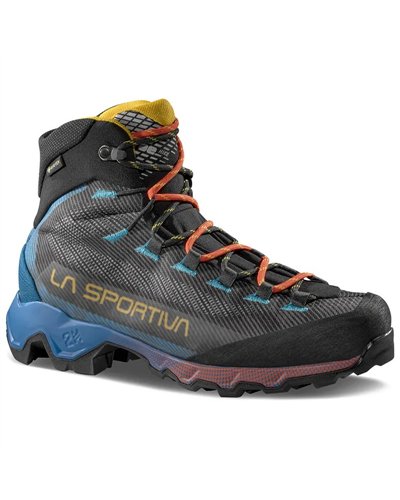 La Sportiva Aequilibrium Hike GTX Gore-Tex Men's Hiking Boots, Carbon/Tropic Blue