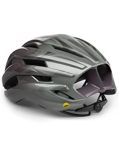 Met Trenta MIPS Road Cycling Helmet, Glossy Opal Gray