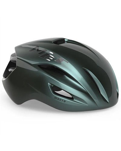 Met Manta MIPS Casco Strada, Hyper Teal Lucido