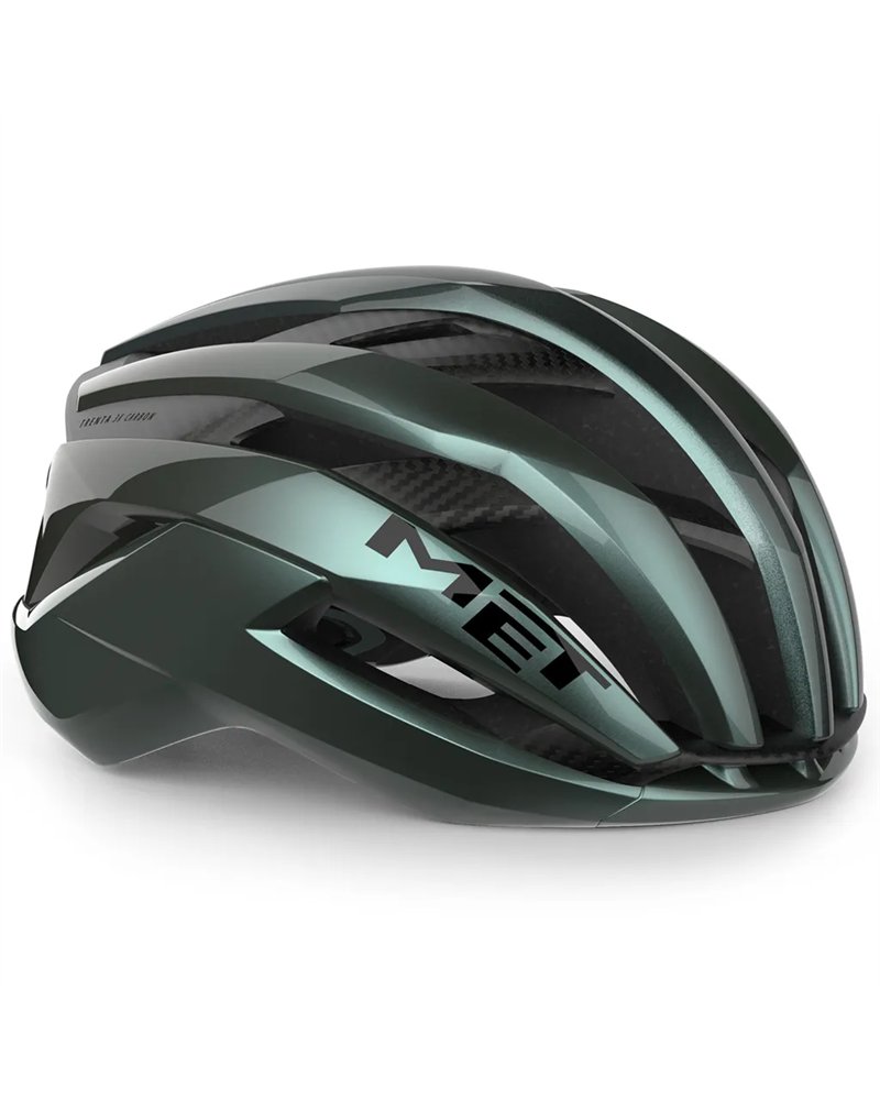 Met Trenta 3K Carbon MIPS Road Cycling Helmet, Glossy Hyper Teal