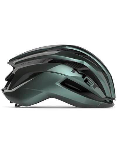 Met Trenta 3K Carbon MIPS Casco Strada, Hyper Teal Lucido