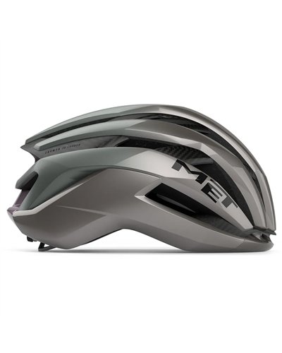 Met Trenta 3K Carbon MIPS Casco Strada, Grigio Opale Lucido