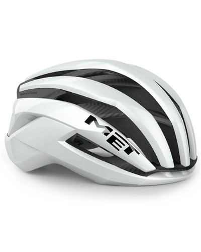 Met Trenta 3K Carbon MIPS Road Cycling Helmet, Glossy White