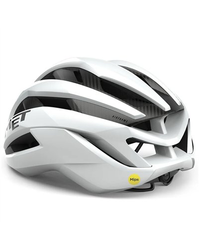Met Trenta 3K Carbon MIPS Road Cycling Helmet, Glossy White