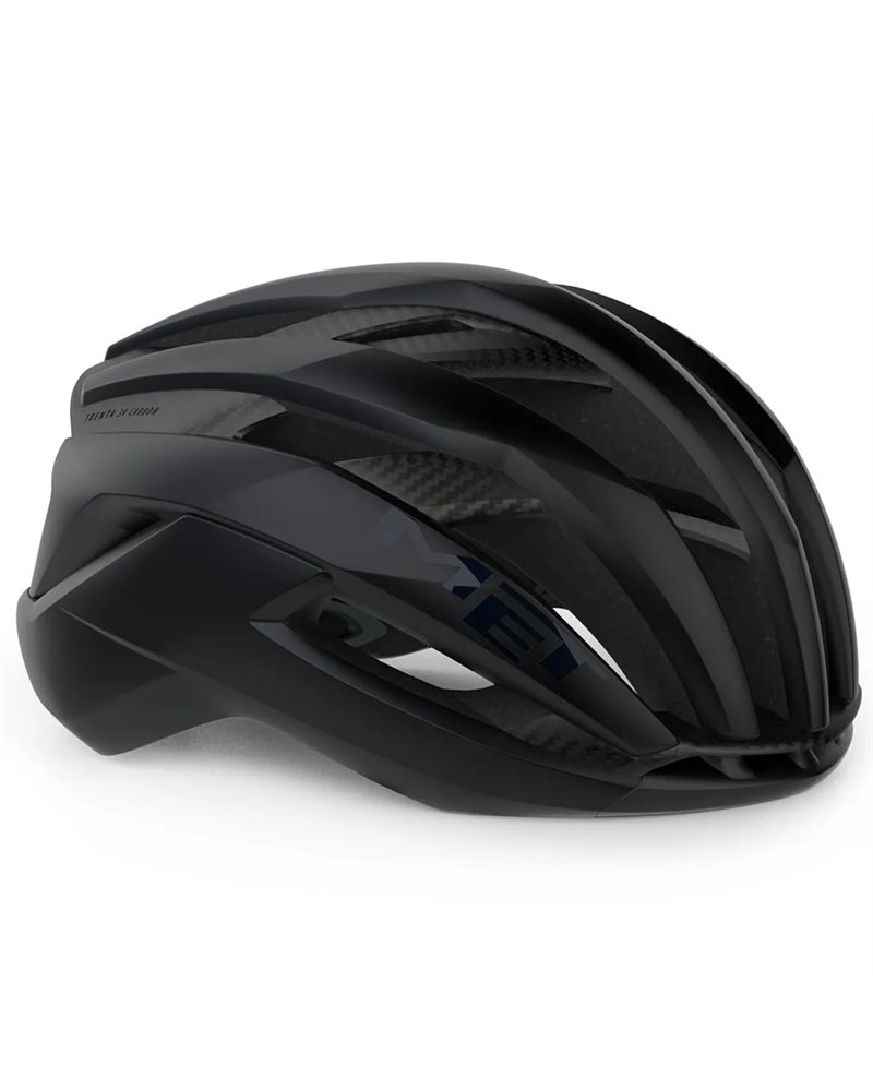 Met Trenta 3K Carbon MIPS Casco Strada, Nero Opaco