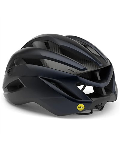 Met Trenta 3K Carbon MIPS Casco Strada, Nero Opaco