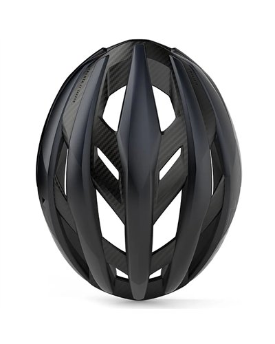 Met Trenta 3K Carbon MIPS Casco Strada, Nero Opaco
