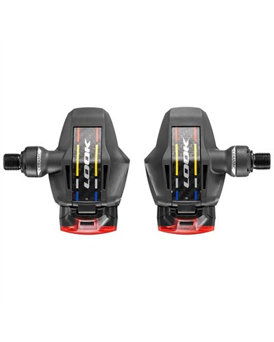 Look Keo Blade Ceramic Vision 12 Road Bike Pedals with Cleats and Integrated Lights