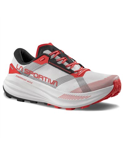 La Sportiva Prodigio Max Men's Trail Running Shoes, White/Lava
