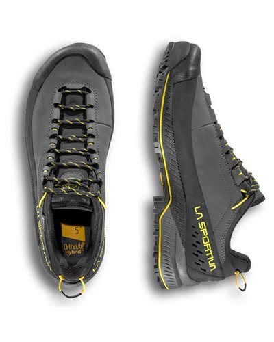 La Sportiva TX5 Evo GTX Gore-Tex Men's Approach Shoes, Carbon/Yellow