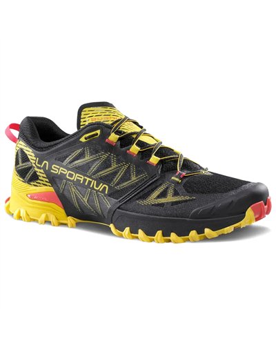 La Sportiva Bushido III Men's Trail Running Shoes, Black/Yellow