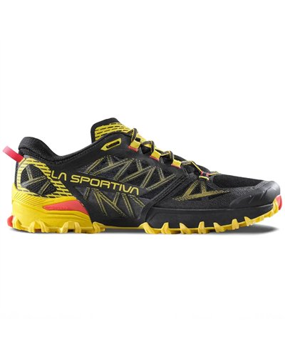 La Sportiva Bushido III Men's Trail Running Shoes, Black/Yellow