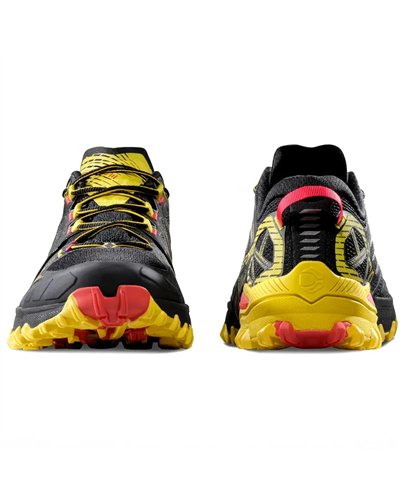 La Sportiva Bushido III Men's Trail Running Shoes, Black/Yellow