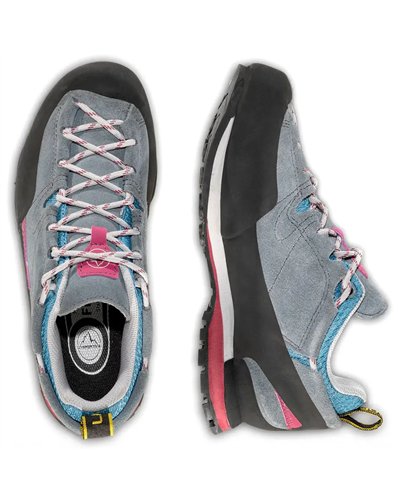 La Sportiva Boulder X Women's Approach Shoes, Slate/Red Plum