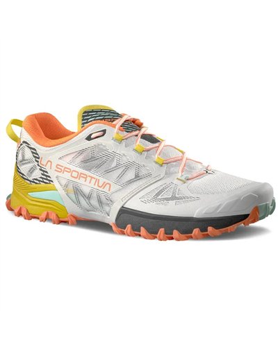 La Sportiva Bushido III Men's Trail Running Shoes, Chalk/Yellow