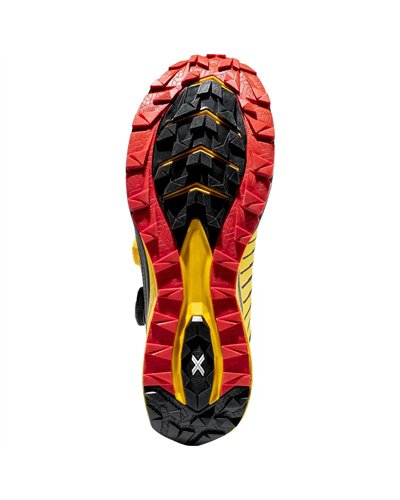La Sportiva Jackal II Boa Scarpe Trail Running Uomo, Giallo/Nero