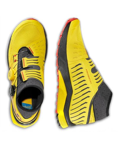 La Sportiva Jackal II Boa Scarpe Trail Running Uomo, Giallo/Nero