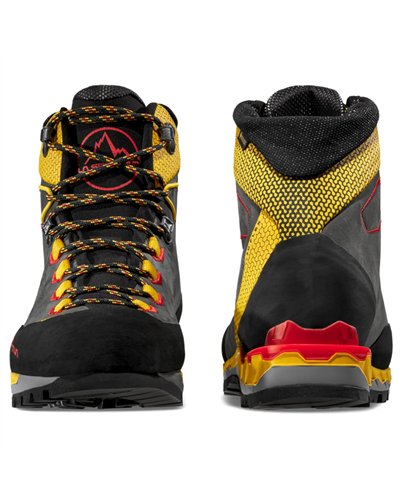 La Sportiva Trango Tech Leather GTX Gore-Tex Men's Mountaineering Boots, Black/Yellow