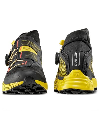 La Sportiva Cyklon Men's Trail Running Shoes, Black/Yellow