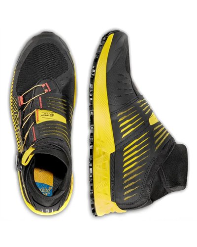 La Sportiva Cyklon Men's Trail Running Shoes, Black/Yellow