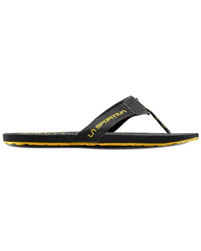 La Sportiva Jandal Men's Flip Flop, Black/Yellow