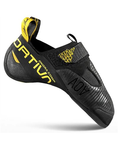 La Sportiva Ondra Comp Scarpette Arrampicata, Nero/Giallo