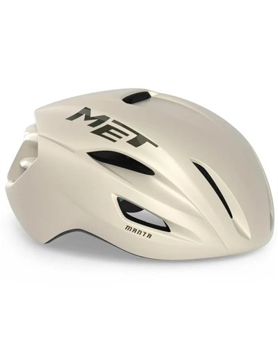 Met Manta MIPS Road Cycling Helmet, Matt Wax White