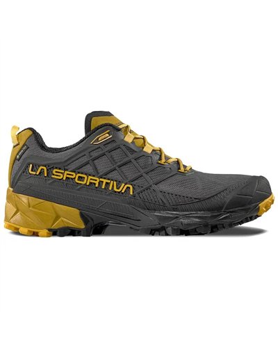 La Sportiva Akyra II GTX Gore-Tex Scarpe Trail Running Uomo, Carbon/Bamboo