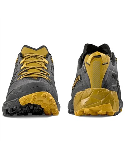 La Sportiva Akyra II GTX Gore-Tex Men's Trail Running Shoes, Carbon/Bamboo