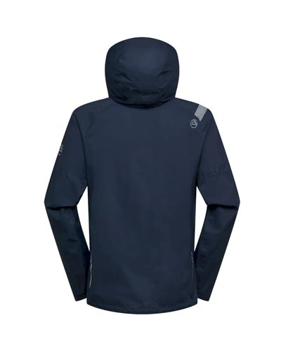 La Sportiva Pocketshell Giacca Comprimibile Antivento/Antipioggia Uomo, Night Sky/Chalk
