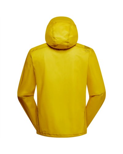 La Sportiva Ethereal Pro Giacca Comprimibile Antivento/Antipioggia Uomo, Giallo/Nero