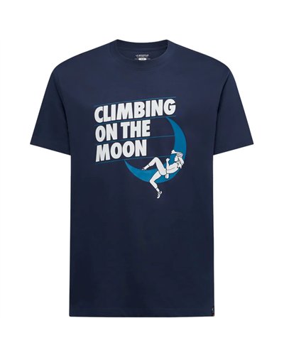 La Sportiva Moon Rock Maglia Maniche Corte Uomo, Night Sky/Chalk