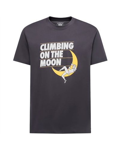 La Sportiva Moon Rock Men's T-Shirt, Onyx/Chalk
